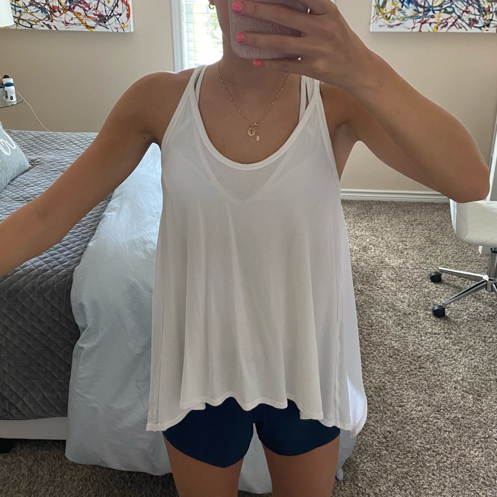 WHITE LULU TANK TOP